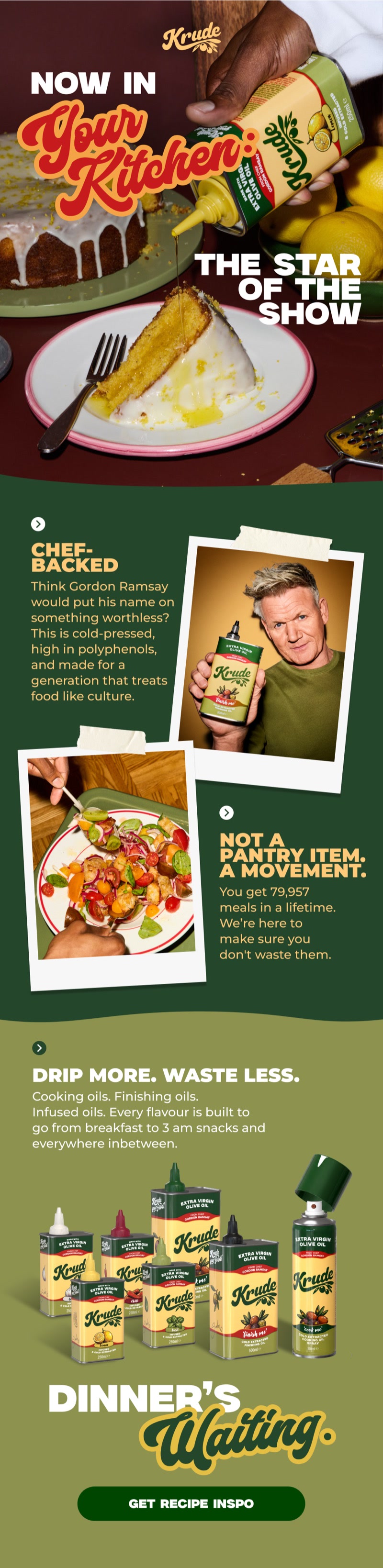 Now in Your Kitchen complete email design.