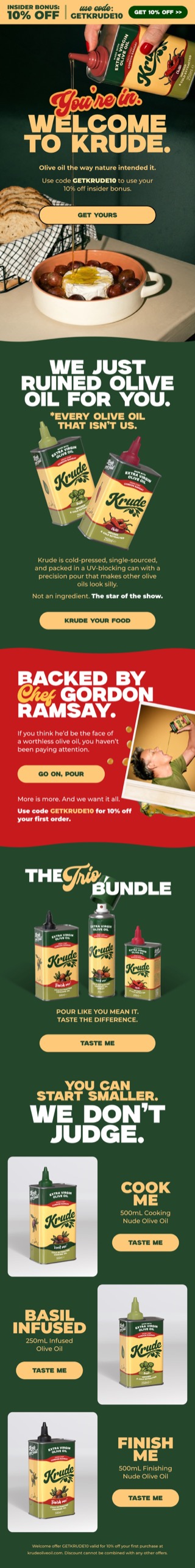 Welcome to Krude email design.